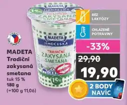 Kaufland MADETA Tradiční zakysaná smetana nabídka