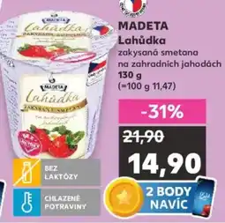 Kaufland MADETA Lahůdka nabídka