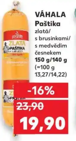 Kaufland VÁHALA Paštika nabídka