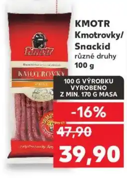 Kaufland KMOTR Kmotrovky/ Snackid nabídka