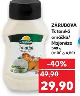 Kaufland ZÁRUBOVA Tatarská omáčka/ Majonéza nabídka