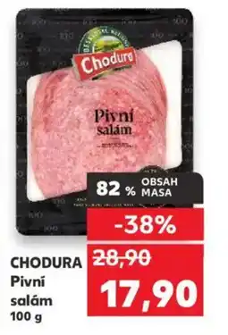 Kaufland CHODURA Pivní salám nabídka