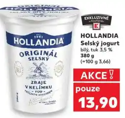 Kaufland HOLLANDIA Selský jogurt bílý, tuk 3,5 % nabídka