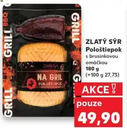 Kaufland ZLATÝ SÝR Pološtiepok nabídka