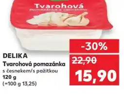 Kaufland DELIKA Tvarohová pomazánka nabídka