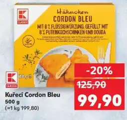 Kaufland Kuřecí Cordon Bleu nabídka
