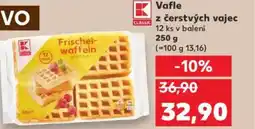 Kaufland Vafle z čerstvých vajec nabídka
