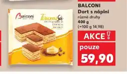 Kaufland BALCONI Dort s náplní nabídka