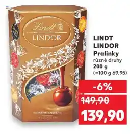 Kaufland LINDT LINDOR Pralinky nabídka