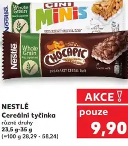 Kaufland NESTLÉ Cereální tyčinka nabídka