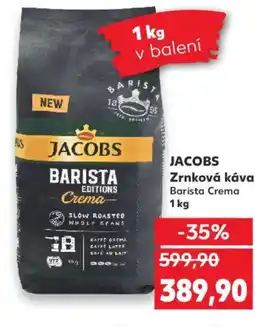Kaufland JACOBS Zrnková káva Barista Crema nabídka