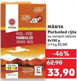 Kaufland MÁNYA Parboiled rýže nabídka