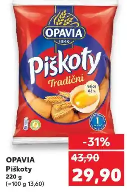 Kaufland OPAVIA Piškoty nabídka