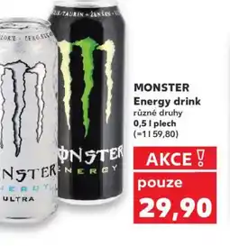 Kaufland MONSTER Energy drink nabídka