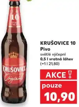 Kaufland KRUŠOVICE 10 Pivo nabídka