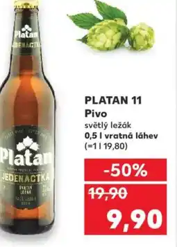 Kaufland PLATAN 11 Pivo nabídka