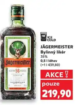 Kaufland JÄGERMEISTER Bylinný likér 35% nabídka