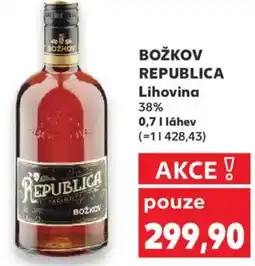 Kaufland BOŽKOV REPUBLICA Lihovina 38% nabídka