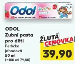 Kaufland ODOL Zubní pasta pro děti nabídka