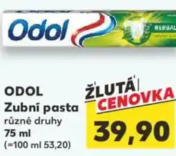 Kaufland ODOL Zubní pasta nabídka