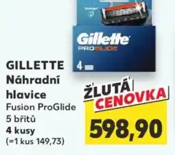 Kaufland GILLETTE Náhradní hlavice nabídka