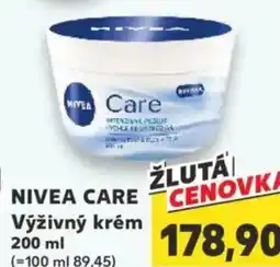 Kaufland NIVEA CARE Výživný krém nabídka