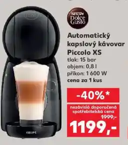 Kaufland Automatický kapslový kávovar Piccolo XS nabídka