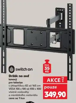 Kaufland Držák na zeď kovový pro televize nabídka