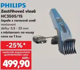 Kaufland PHILIPS Zastřihovač vlasů HC3505/15 nabídka