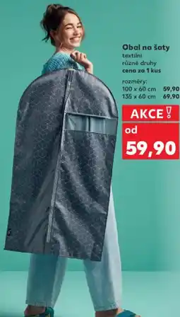 Kaufland Obal na šaty textilní nabídka