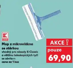 Kaufland Mop z mikrovlákna se stěrkou nabídka
