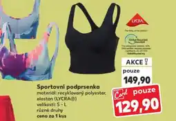 Kaufland Sportovní podprsenka nabídka