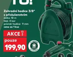 Kaufland Zahradní hadice 3/8" s příslušenstvím nabídka