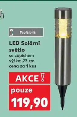 Kaufland LED Solární světlo nabídka