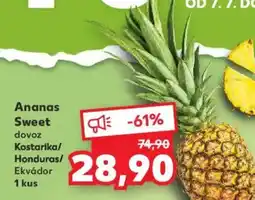 Kaufland Ananas Sweet nabídka