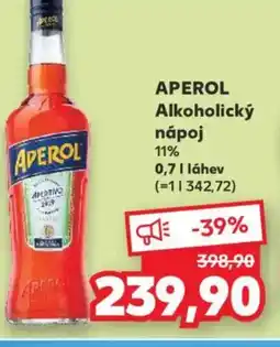 Kaufland APEROL Alkoholický nápoj 11% nabídka