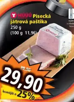 Norma Pisecka játrová paštika nabídka