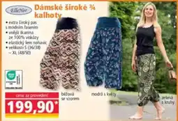 Norma Dámské široké 3/4 kalhoty nabídka