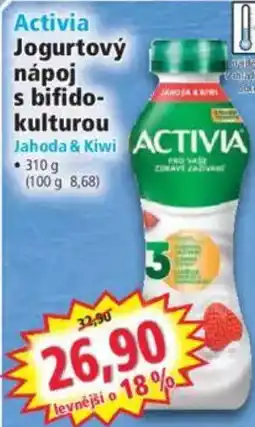 Norma Activia Jogurtový nápoj s bifido- kulturou Jahoda & Kiwi nabídka