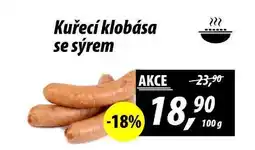 ZEMAN Kuřecí klobása se sýrem, 100 g nabídka