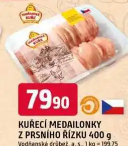 Trefa KUŘECÍ MEDAILONKY Z PRSNÍHO ŘÍZKU 400 g nabídka
