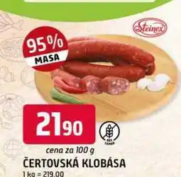 Trefa ČERTOVSKÁ KLOBÁSA 100g nabídka