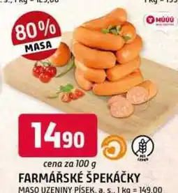 Trefa FARMÁŘSKÉ ŠPEKÁČKY 100g nabídka
