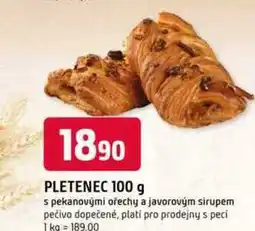 Trefa Pletenec s pekanovými ořechy a javorovým sirupem 100g nabídka