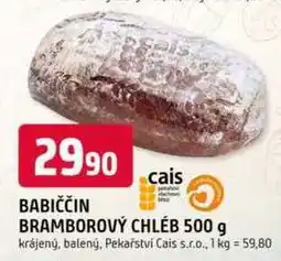 Trefa BABIČČIN BRAMBOROVÝ CHLÉB 500 g krájený, balený nabídka