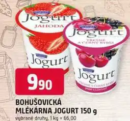 Trefa BOHUŠOVICKÁ MLÉKÁRNA JOGURT 150 g nabídka