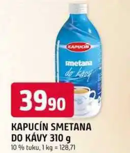 Trefa KAPUCÍN SMETANA DO KÁVY 310 g 10 % tuku nabídka