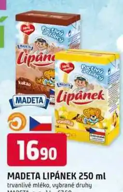 Trefa MADETA LIPÁNEK 250 ml trvanlivé mléko nabídka