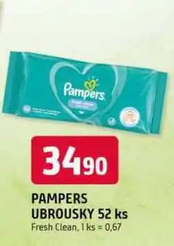 Trefa PAMPERS UBROUSKY 52 ks nabídka