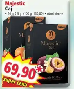 Norma Majestic Čaj nabídka